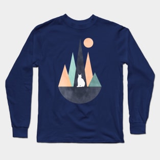 Lynx and mountains Long Sleeve T-Shirt